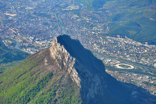 Grenoble vue du ciel 