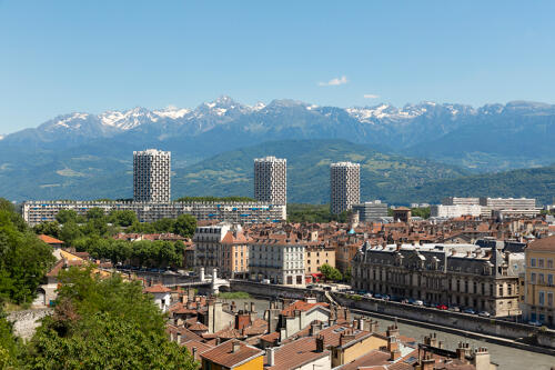 Grenoble, vue générale 