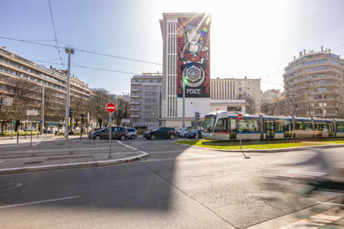Street Art & tramway 